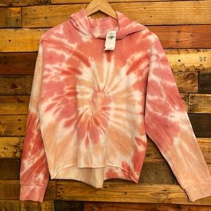 Adult Small Abercrombie & Fitch tie-dye hoodie NWT